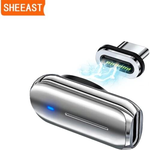 Magnetic USB C Adapter 24Pins Type C Connector PD 100W Fast Charging 10Gbp/s Converter for iPad MacBook Pro Xiaomi Huawei Switch