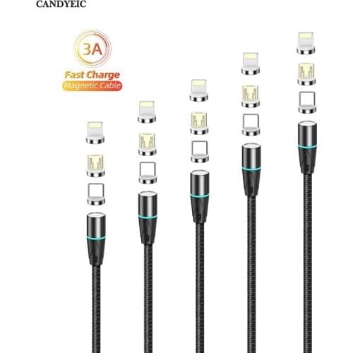 CANDYEIC Magnetic cable for Xiaomi Mi 11 Charging Data cord usb type-c