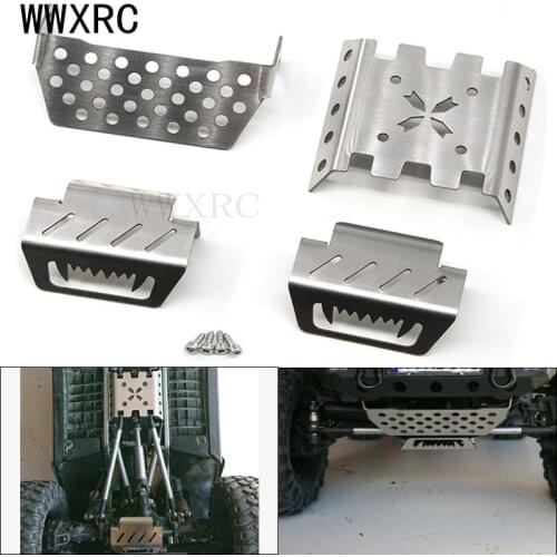 Metal Chassis Armor Axle Protector Plate for 1/10 YK4102 YK4103 1/8 YK4082 YiKong RC Crawler Upgrade Parts