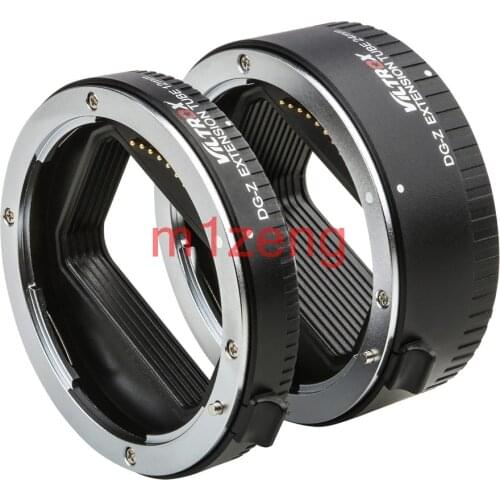 Metal auto focus AF macro extension tube 12mm+24mm Aperture adjust for Nikon z mount z6 z7 z50 mirrorless Camera