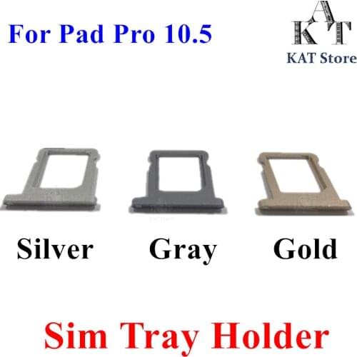 5Pcs Original New Sim card Holder Replacement for iPad Pro 9.7 10.5 12.9 inch Sim Card Tray Holder Gray Silver Gold Repair Parts