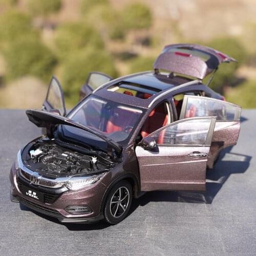 Original factory 1:18 GAC Honda Vezel 2019 Zinc alloy scale car model for gift, promotion,collection