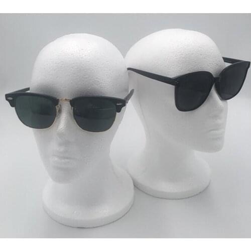 Practical Freestanding Foam Mannequin Head Wig Sunglasses Cap Display Holder Model Wig Head
