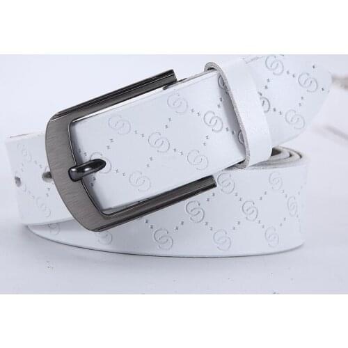 Cowhide genuine leather belts brand Strap male pin buckle vintage jeans High Quality For Men Fashion Casual Belt Gift