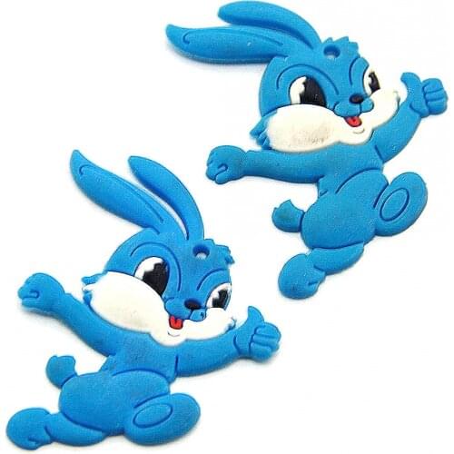 Cute Cartoon Animals Character PVC Hand Keychain Accessories Decoration For Kids Toy Polyethylene Plastic Pendant 5Yc18403