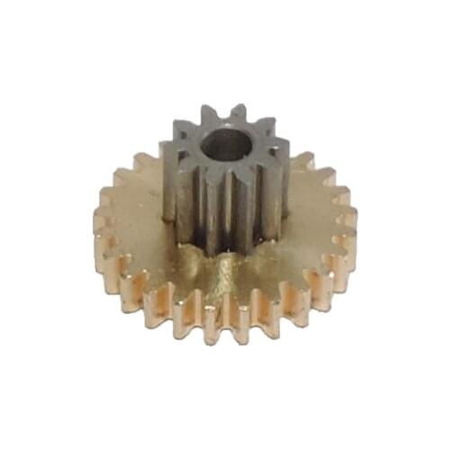 5pcs M0.5*25t+10t gear motor gear Chip teeth 0.5 module 25 teeth diameter 13.2MM high 2.5MM