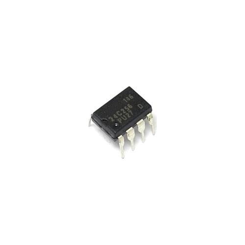 10pcs/lot AT24C256 24C256 AT24C256N 2-Wire Serial EEPROMs IC DIP-8