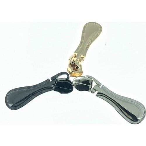 20 pieces Hardware clothing luggage accessories metal zinc alloy nylon zipper pull custom pipa pull tab handbag pull slider