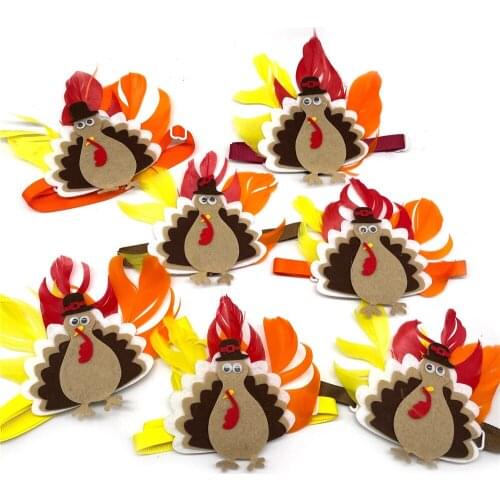 50/100pcs Pet Supplies Turkey Design Pet Dog Bow Ties Thanksgiving Small Dogs Pet Dog Bow Ties Necktie Dog Grooming Accessories