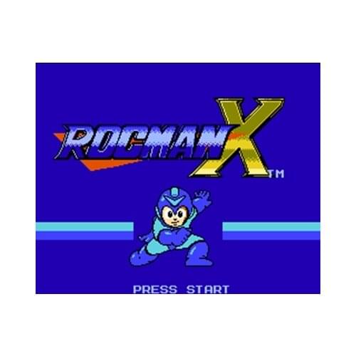 Rockman X Region Free 60 Pin 8Bit Game Card For Subor Game Players