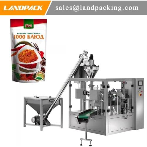 Automatic Paprika Powder Premade Doypack Pouch Packaging Machine