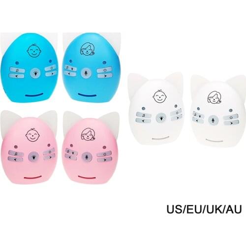 2.4GHz Wireless Infant Baby Portable Digital Audio Baby Monitor Sensitive Transmission Two Way Talk Crystal Clear Cry Voice