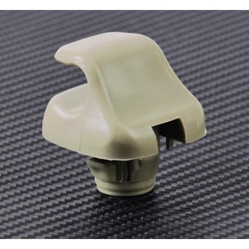 DWCX Beige Front Sun Visor Sunvisor Clip Hook Bracket Hanger 88217S01A01ZA/88217S04003ZA for Honda Accord Civic Pilot Odyssey