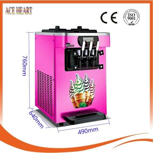 Large Output Ice Cream Maker Rapid Cooling Ice Cream Vending Machine With Small Desktop Ice Cream Machine