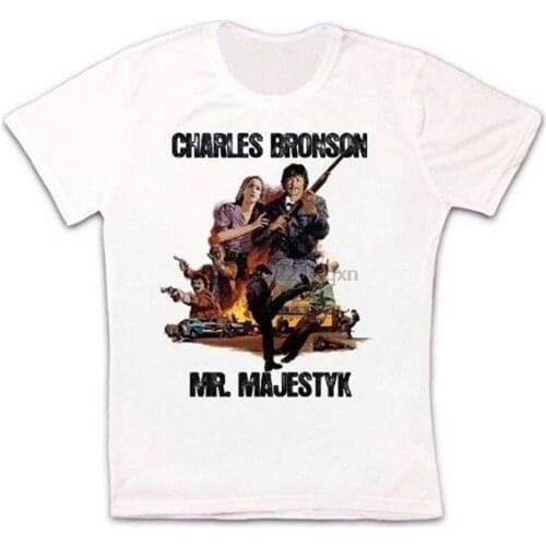 Charles Bronson Mr. Majestyk Printer 70s Thriller Film Retro Unisex T Shirt 2192 Oversized Tee Shirt
