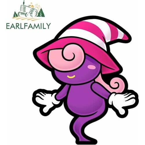 EARLFAMILY 13cm x 10.6cm for Wizard Vivian Vinyl Car Stickers Anime Motorcycle Helmet Waterproof DIY Personality Snowboard Decal