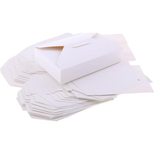 MagiDeal 20 Pieces Brown White Kraft Bakery Gift Boxes Donut Muffin Pastry Cupcake Boxes Holders Wedding Party Favors