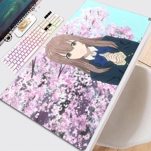 Mouse Carpet Cute Pad Kawaii Accessories Gaming Mats Xxl Deskpad For Computer Mat Gamer Desk Pc Beautiful The Shape Of Voice Pad