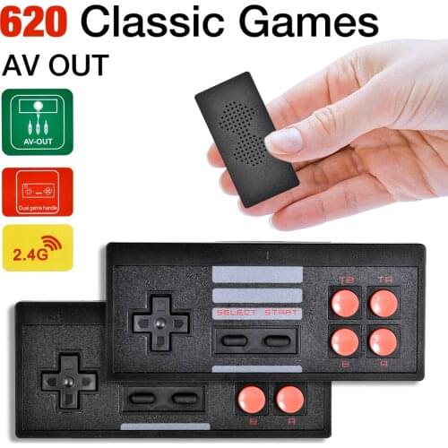 Mini TV Game Console 8 Bit Retro Classic Handheld Gaming Player Built-In 600/620 Games AV/HDMI Output Video Game Console Toy