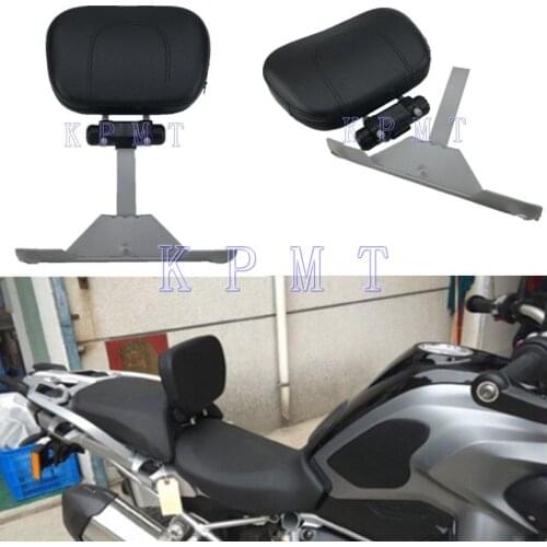 Motorcycle Accessories Adjustable leather Driver Rider seat Backrest Kit Custom Made For BMW R1200GS ADV 13 14 15 16 17 18 2018