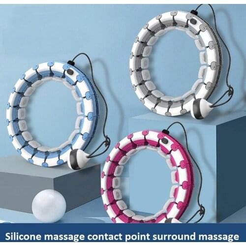 Sports Hoop Detachable Fat Burning Smart Aggravation Fitness Equipment Belly Thin Waist Massage Training Weight Loss Yoga -40