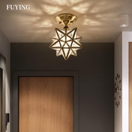 Luxury Ceiling Lamp Modern Pendant Diamond LED Ceiling Lamp For Bedroom Kids Room Hallway Entrance Aisle Home Indoor Lights