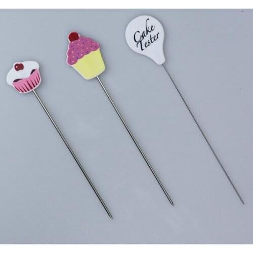 Cake Tester Baking Skewer Bread Probe For Cupcake Muffin Testing Stainless Steel Baking Pick Sticks Tool