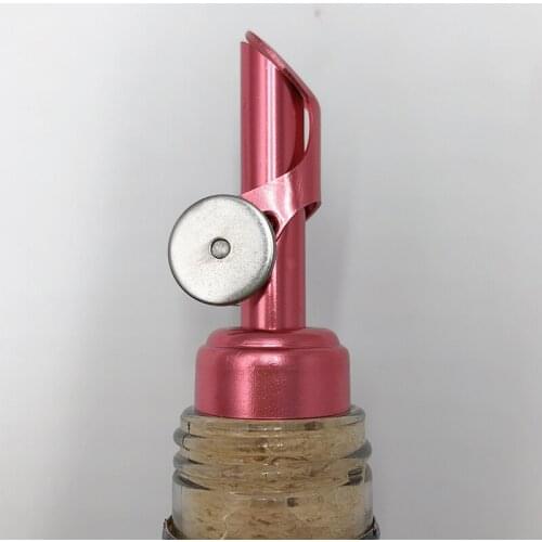 WOWSHINE 10pcs/lot high quality delicacy RED wine dispenser liquid Wine pourer / oliver oil pourer cork bottle pourer