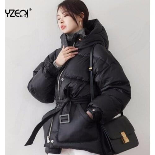 Yzeqi Women's Down Jackets With A Hood