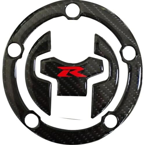 Motorcycle carbon fiber fuel tank protective cover decal gas cap protection sticker fuel tank filler cap sticker for SUZUKI GSXR