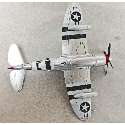 1/72 Scale Diecast Military - Plane Republic P-47D Thunderbolt Fighter Aircraft Airplane Model Toys Collection