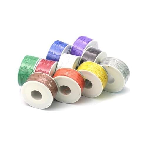 1pcs 30AWG 0.5mm PCB flying jumper wire OK line Wrapping Wrap Flexible insulation tin-plated