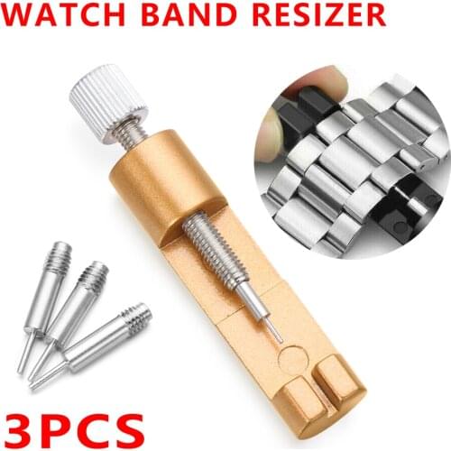 1 Pcs Pratical Stainless Steel Watch Repair Tool Kit Case Opener Adjuster Pins Bracelet Link Watch Strap Band Remover Kit