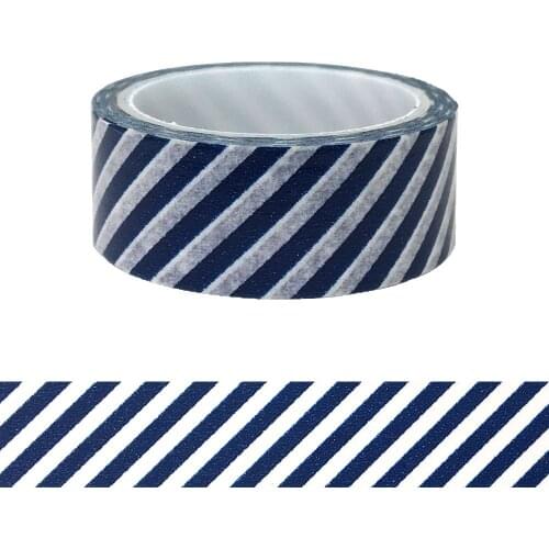 20pcs/set Special Candy Dark Blue Twill Washi Tape Packaging Beautification DIY Decoration and Paper Sticker Tape Decorative
