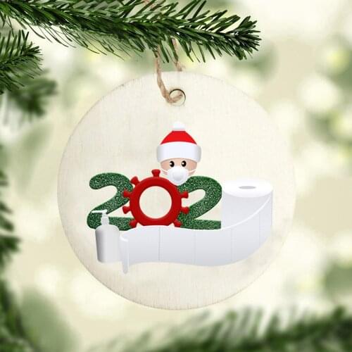2020 Personalized Family Christmas Ornament DIY Name Blessing Christmas Tree Ornament New Year Merry Christmas Gift