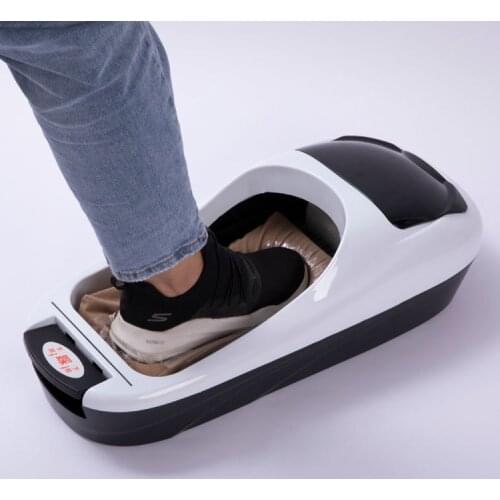1/2/4 Roll Film Automatic Shoe Cover Machine Office Household Shoe Sole Cover Machine Waterproof Shoe Covers Cleaning with Film