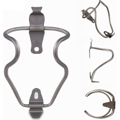 Titanium Water Bottle Holder Ultralight Bicycle Mountain Folding Road Bike Water Cup Holder About 20G Hollow Titanium Tube