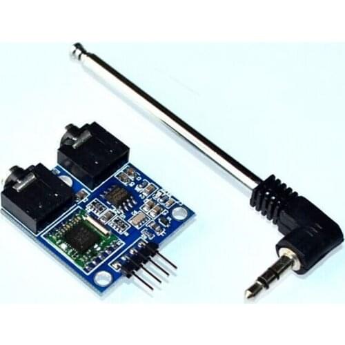 TEA5767 FM Stereo Radio Module for 76-108MHZ With Free Cable Antenna