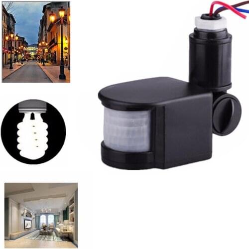 85-265V PIR Infrared Ray Motion Sensor Body touch Switch Automatic Intelligent Light Lamp On Off Detector Strip Detector Switch