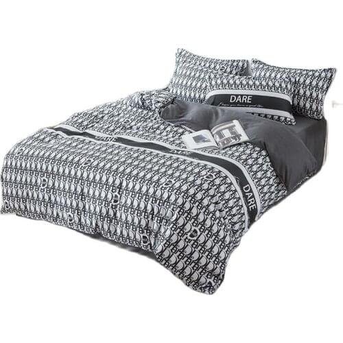 Bedding Set Printed Duvet Cover Set Twin Full Queen King Double Sizes Pillowcase Bedclothes Drop Shipping