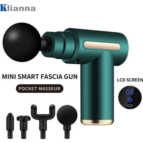 Mini Electric Muscle Massage Gun Pocket Neck Muscle Massager Pain Therapy for Body Massage Relaxation Pain Relief