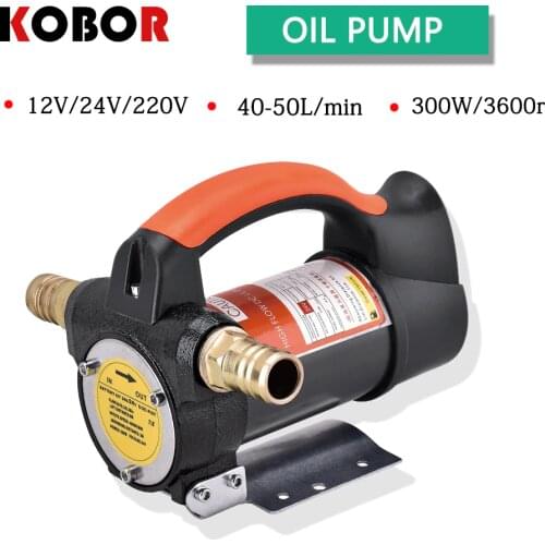 Diesel Fuel Pump 300w 50l/min Dc 12v 24v Self Priming Electric High quality for diesel/kerosene transfer