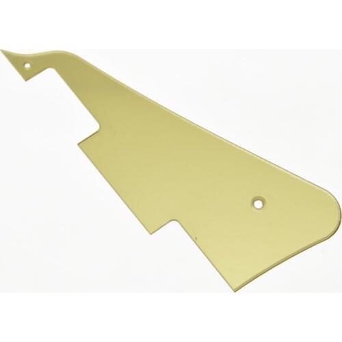 KAISH Plastic LP Guitar Pickguard Scratch Plate Fits For USA LP Gold Mirror