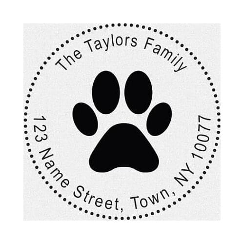 Custom Embosser Address Stamp,Personalized Family Embosser,PAW steel embosser,stamp,Pets logo seal, design your own logo