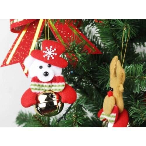 Christmas Pendant & Drop Ornaments Christmas Tree Ornaments Small Bell Holiday Gifts decoration Free Delivery