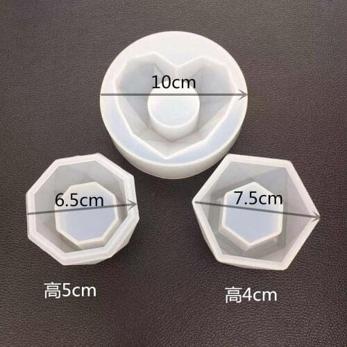 Silicone Molds for Epoxy Resin Silicone Mold Succulent Flower Pot Mold Candle Mold Silicone Mold Concrete Cement Clay Pot Mold