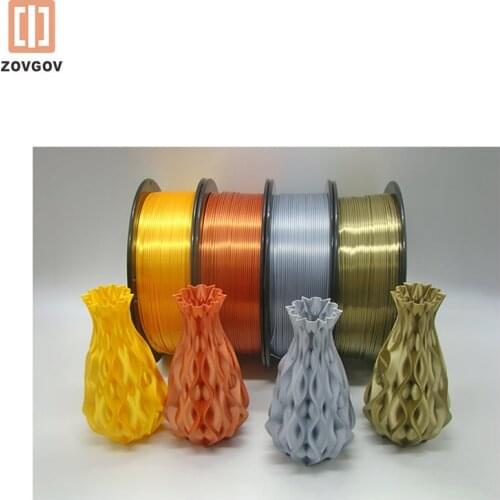 TPU/Silk/Wood/Marble/Ceramic ZOVGOV Filament 1.75mm Plastic Material Roll FDM Printing Extruder Accessories