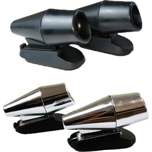 Universal Silver/Black Car Sticker Style Ultrasonic Deer Animal Warning Whistle Bell Automotive Black Animal Deer Warning