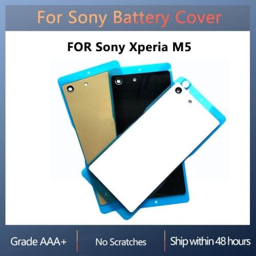 Back Battery Cover Door For Sony Xperia M5 E5603 E5606 E5653 With repair parts,For Sony Xperia E5 Housing Rear Replacement