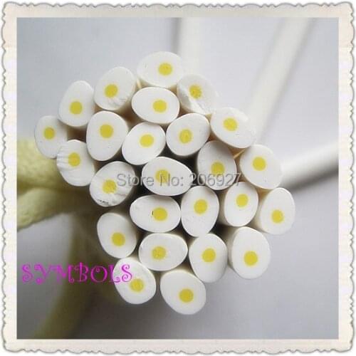 5pcs A-24 5mm Cute Egg Fruit Cane Fancy Nail Art Polymer Clay Cane Nail Art Decoration
